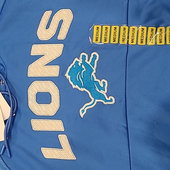 NFL Detriot Lions Hooded Sweatshirt Size Medium - Picture 2 of 8